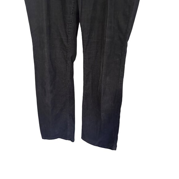 Lands' End gray corduroy straight leg pants size 10 - Picture 3 of 7